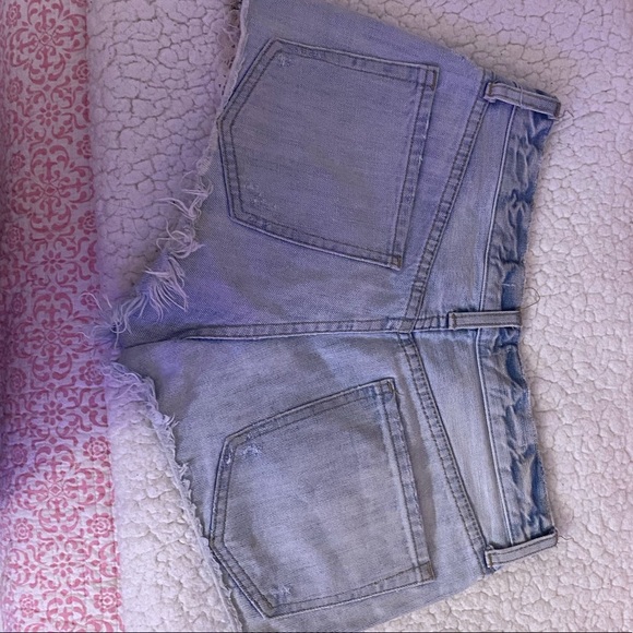 free people jean shorts - Picture 2 of 3